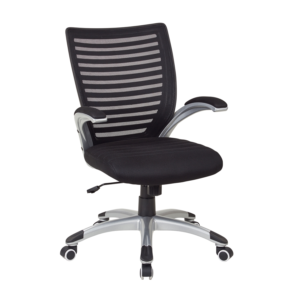 Mesh Seat and Screen Back Managers Chair. Picture 1