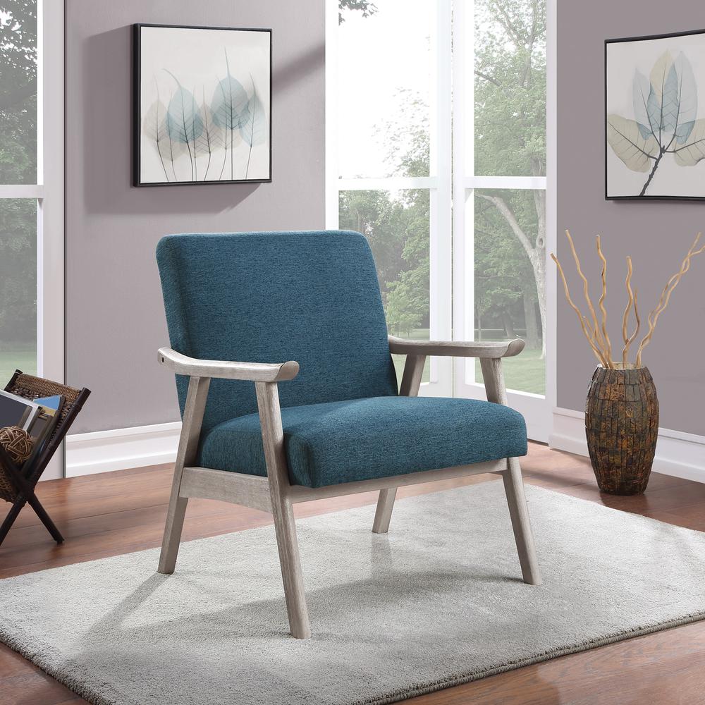 Weldon Armchair, Azure. Picture 6