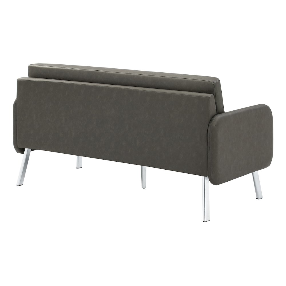 Lounge Sofa in Faux Leather. Picture 4
