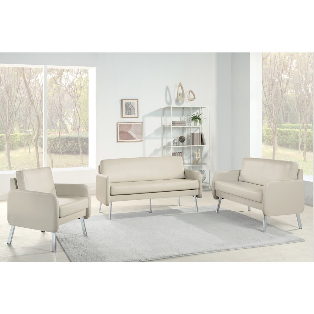 Lounge Sofa in Faux Leather. Picture 6