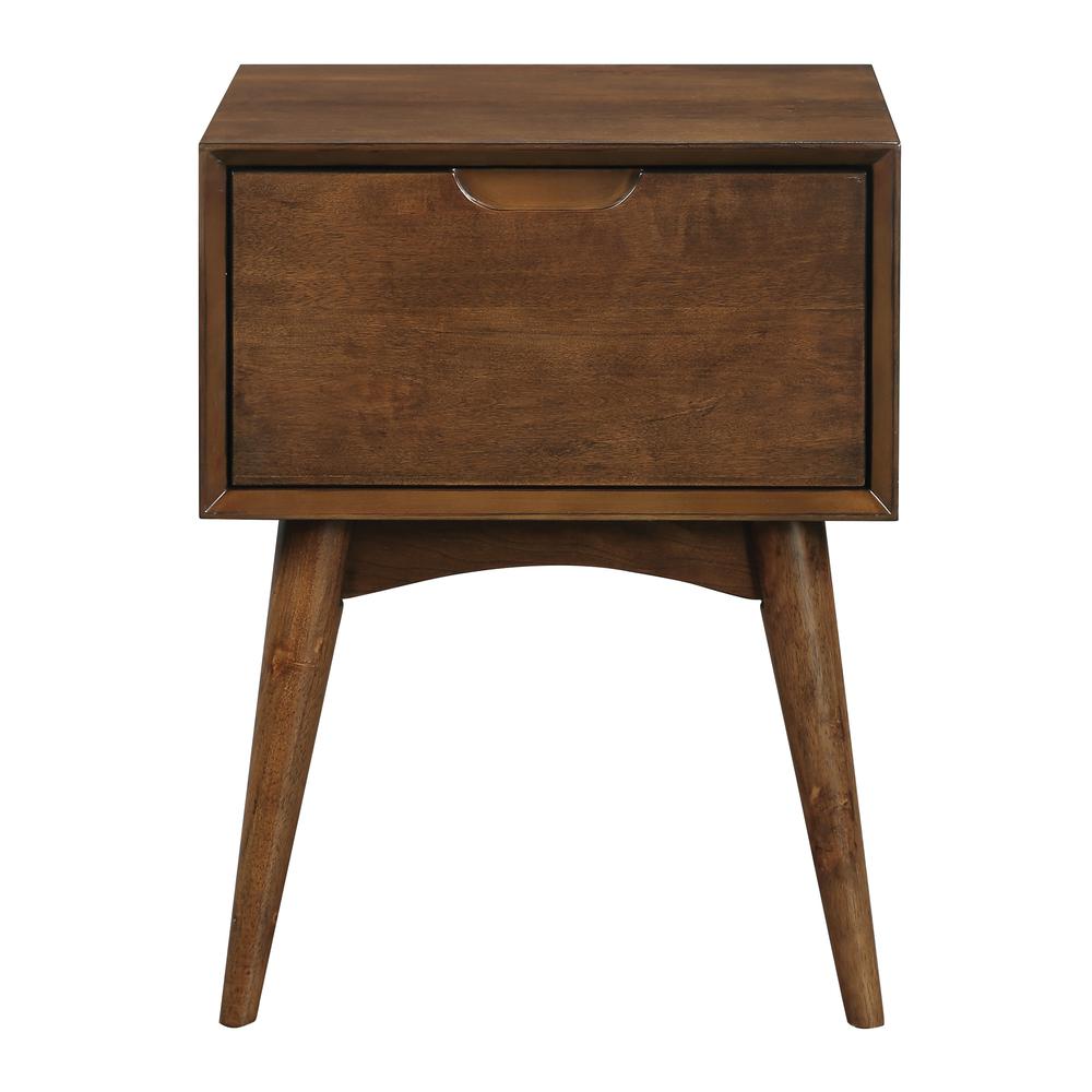 Copenhagen Accent Table with Drawer, Walnut. Picture 4