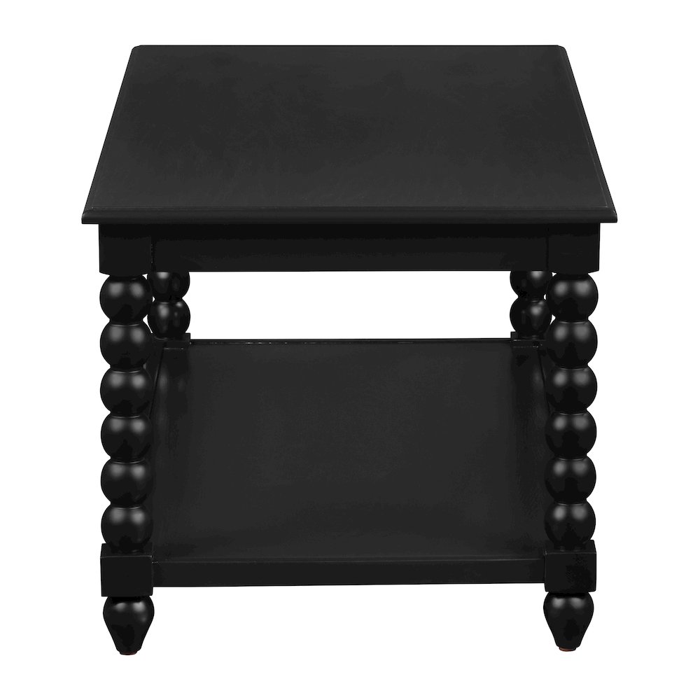 Elise Coffee Table in Black Finish. Picture 3