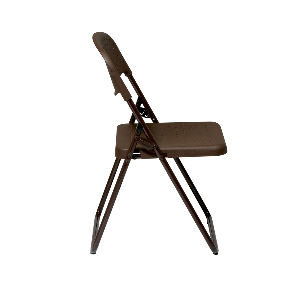 Folding Chair with Plastic Seat and Back. Picture 2