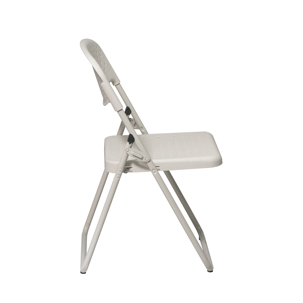 Folding Chair with Plastic Seat and Back. Picture 2