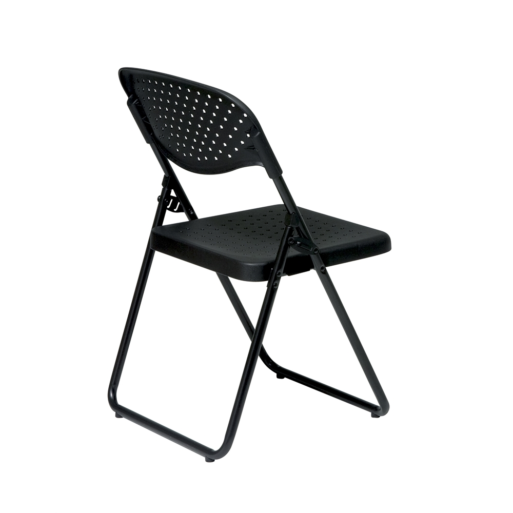 Folding Chair with Plastic Seat and Back. Picture 3
