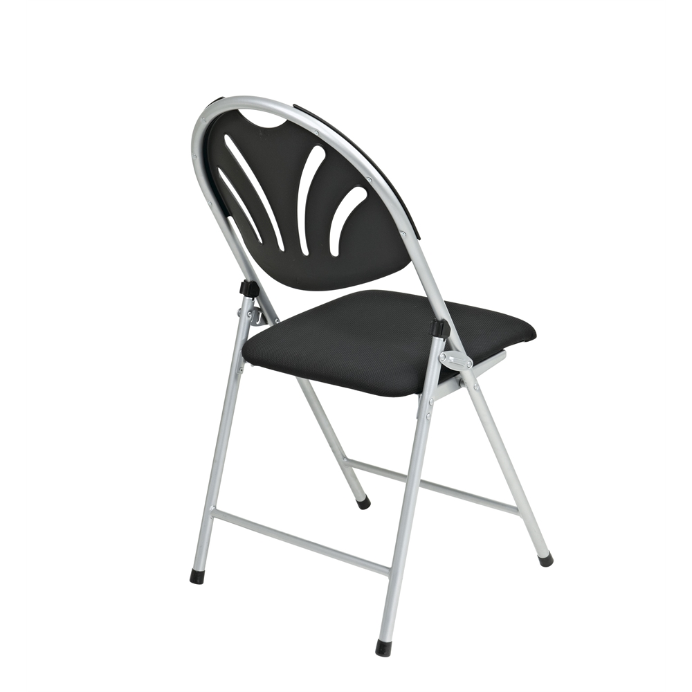 Folding Chair with Plastic Fan Back. Picture 3