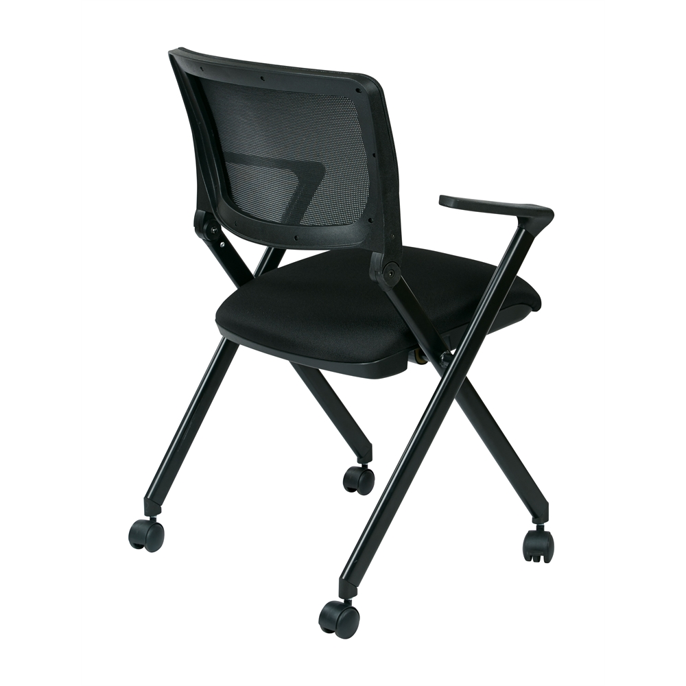 Folding Chair with breathable Mesh Back. Picture 3