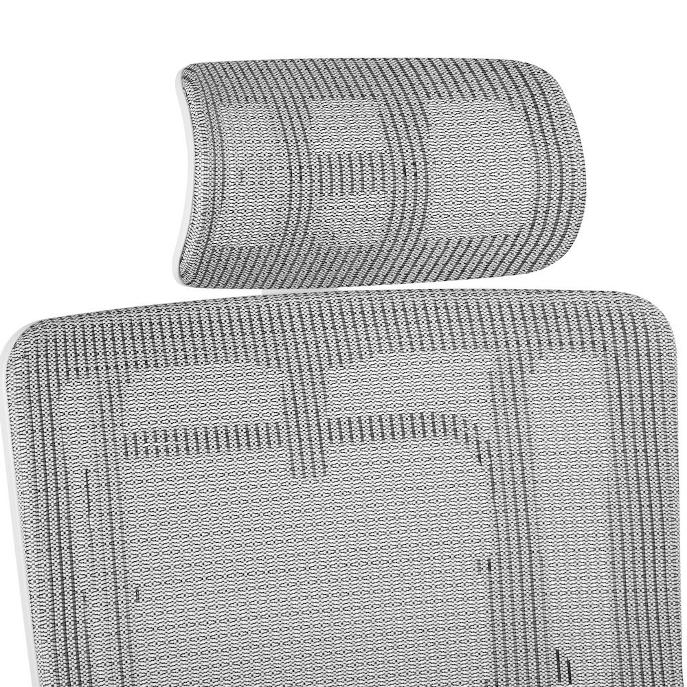 White Headrest- optional for 9966 chair series, HR31W. Picture 1