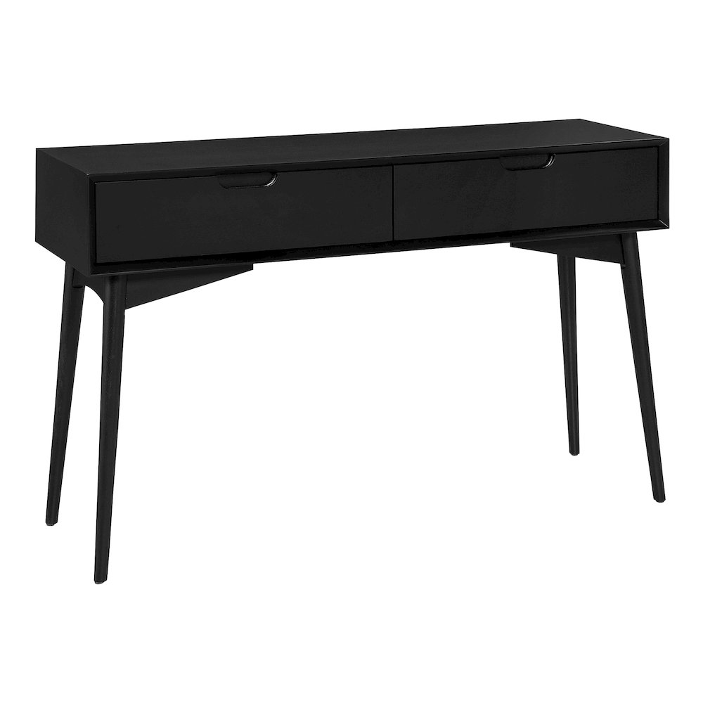 Copenhagen Console Table in Black Finish. Picture 1