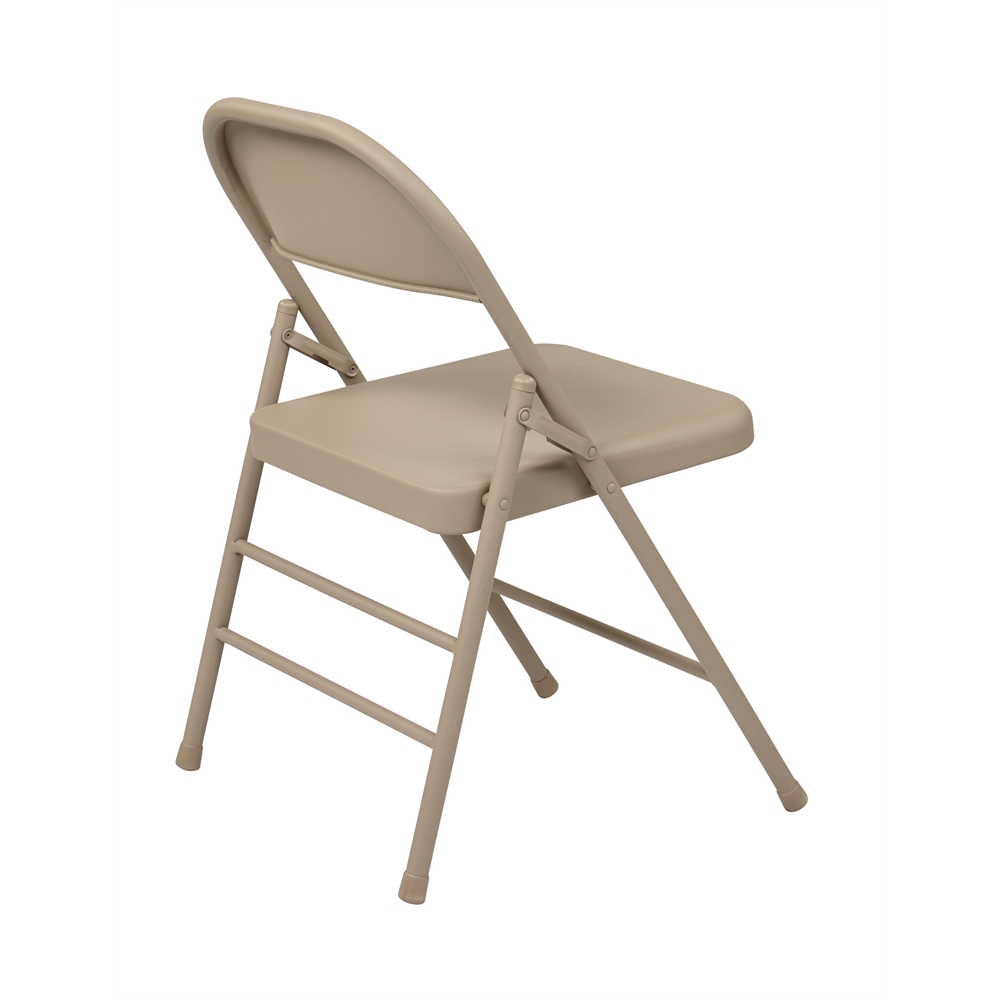 Folding Chair with Metal Seat and Back. Picture 3
