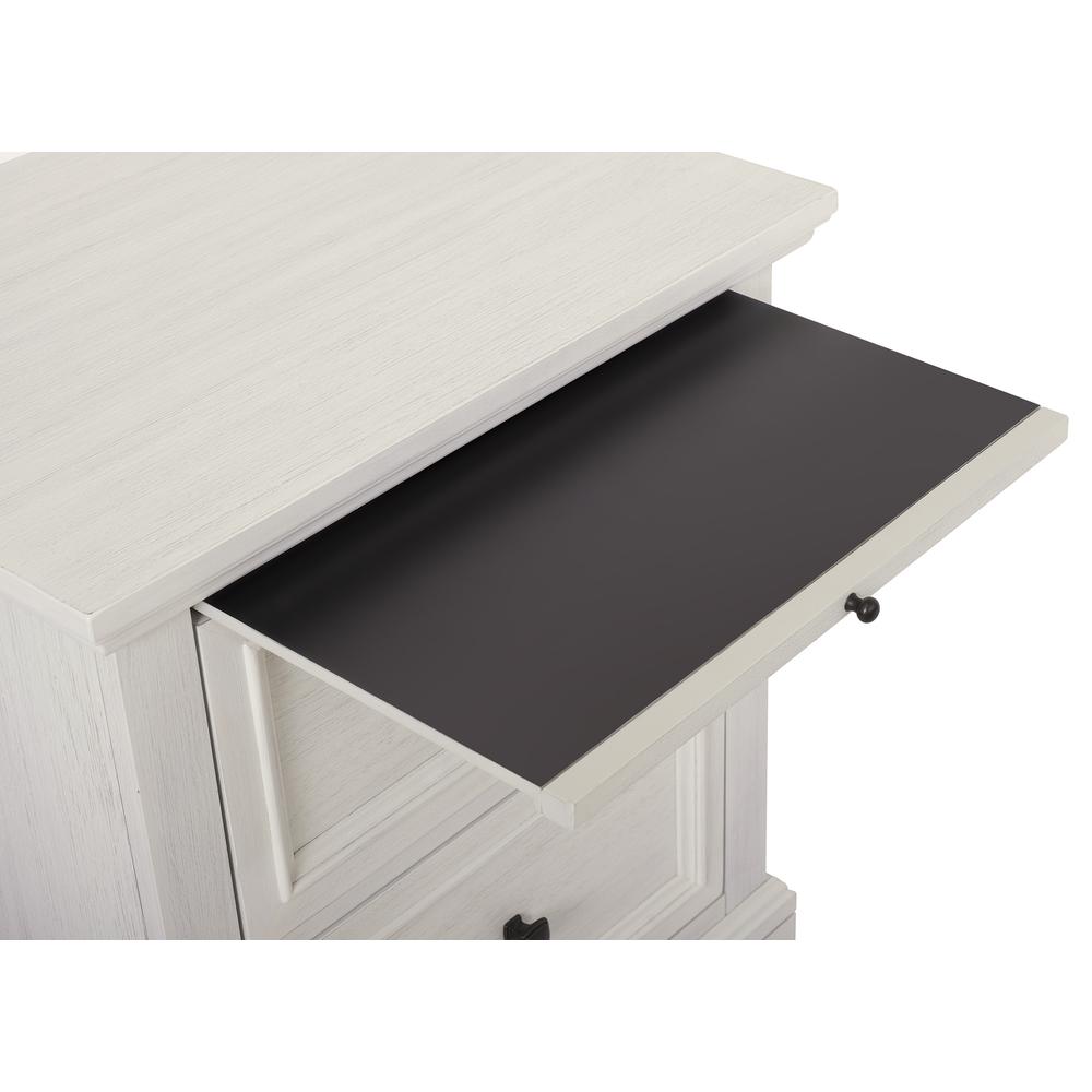 Farmhouse Basics Nightstand, Rustic White. Picture 9