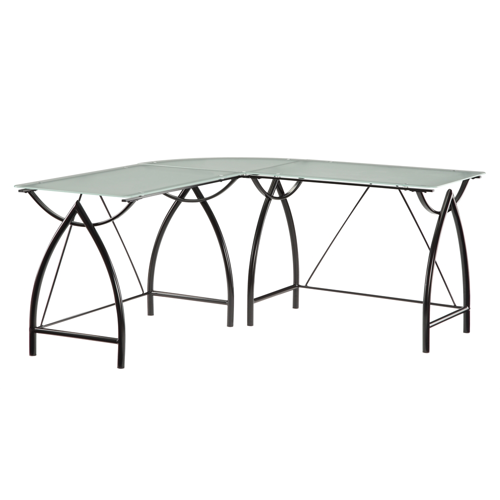 Newport L-Shape Computer Desk. Picture 1
