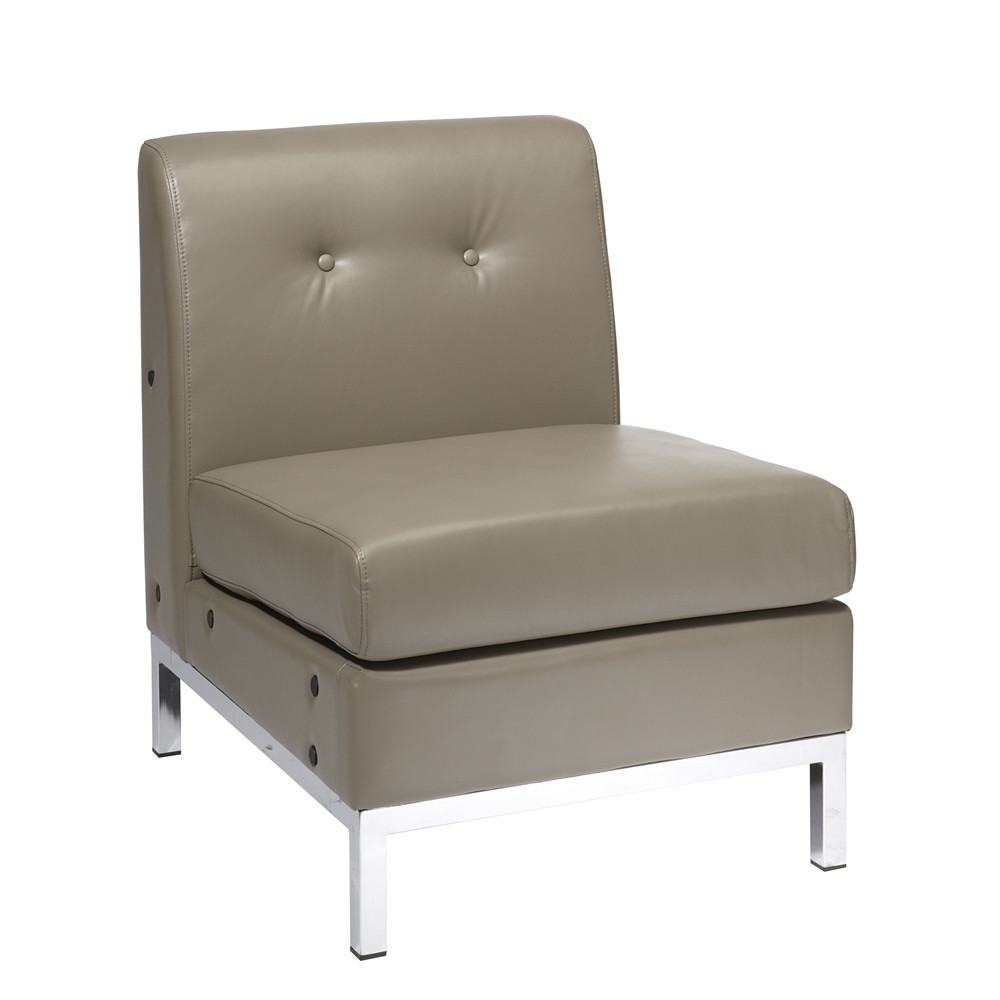 Wall Street Armless Chair. Picture 1