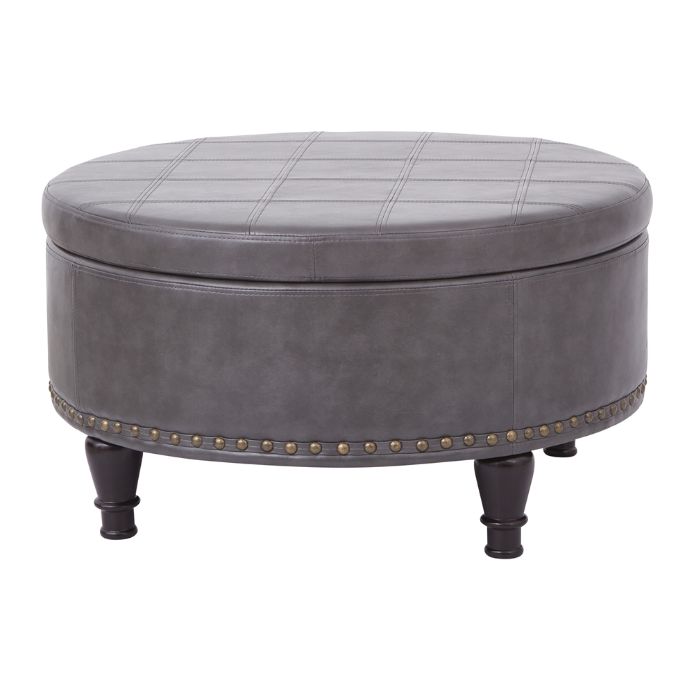 Augusta storage Ottoman. Picture 1