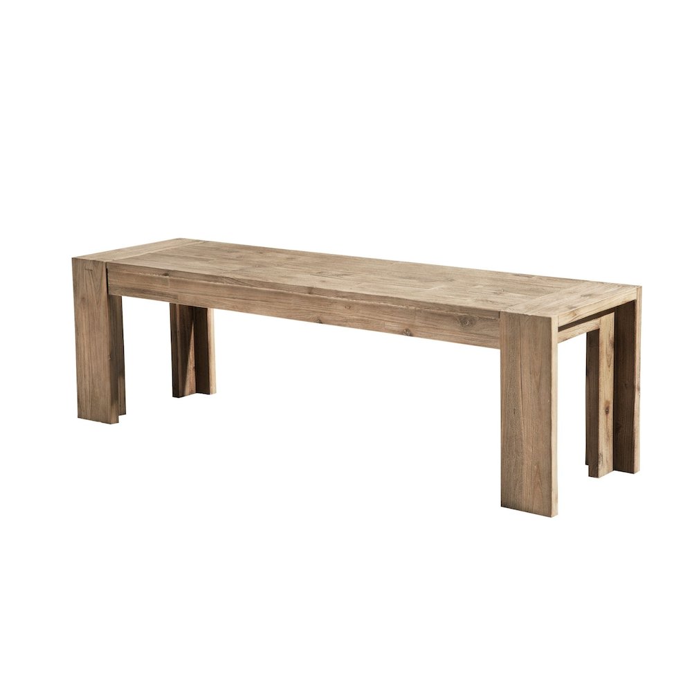 Seashore Dining Bench, Antique Natural. Picture 2