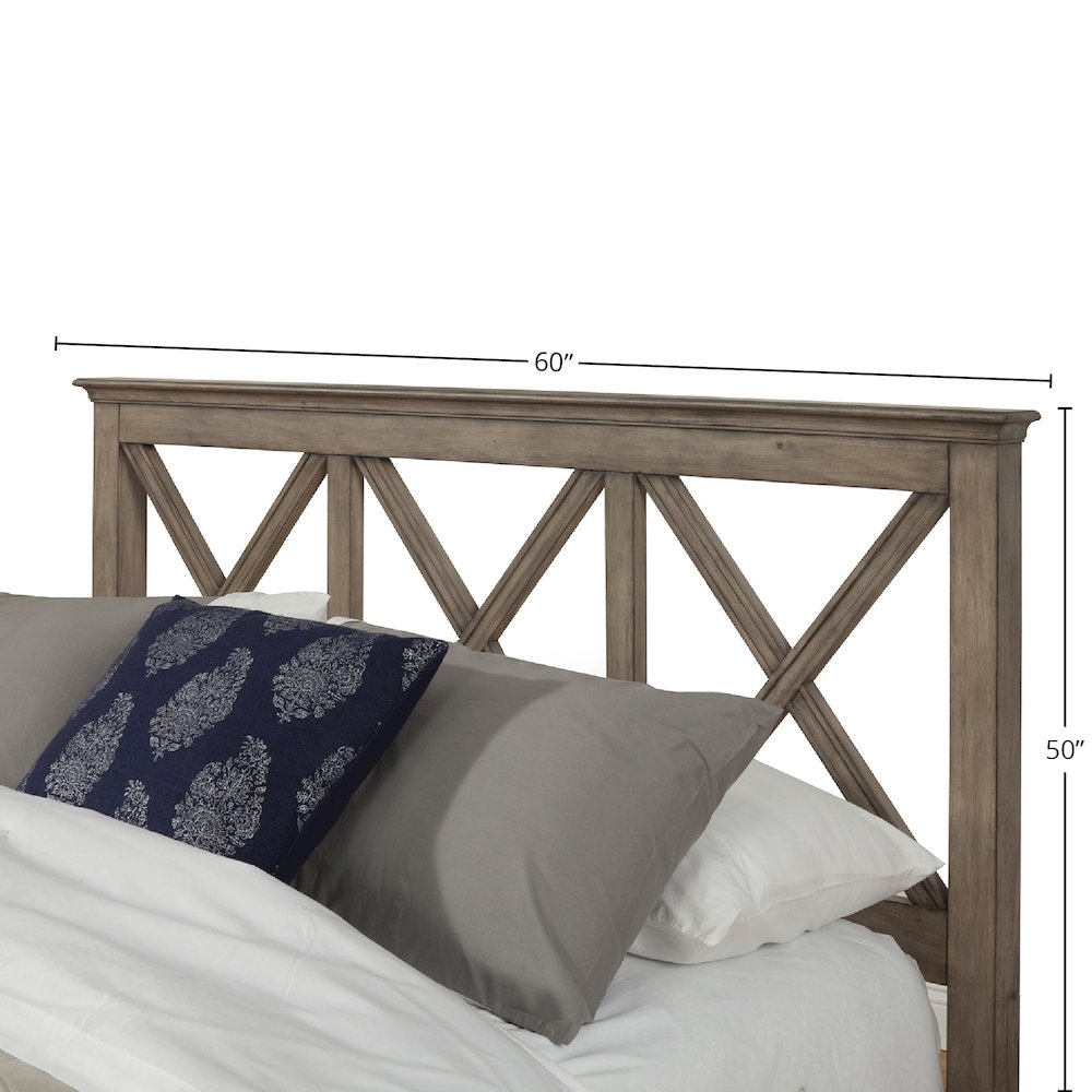 Potter Full Size Panel Bed, French Truffle. Picture 2