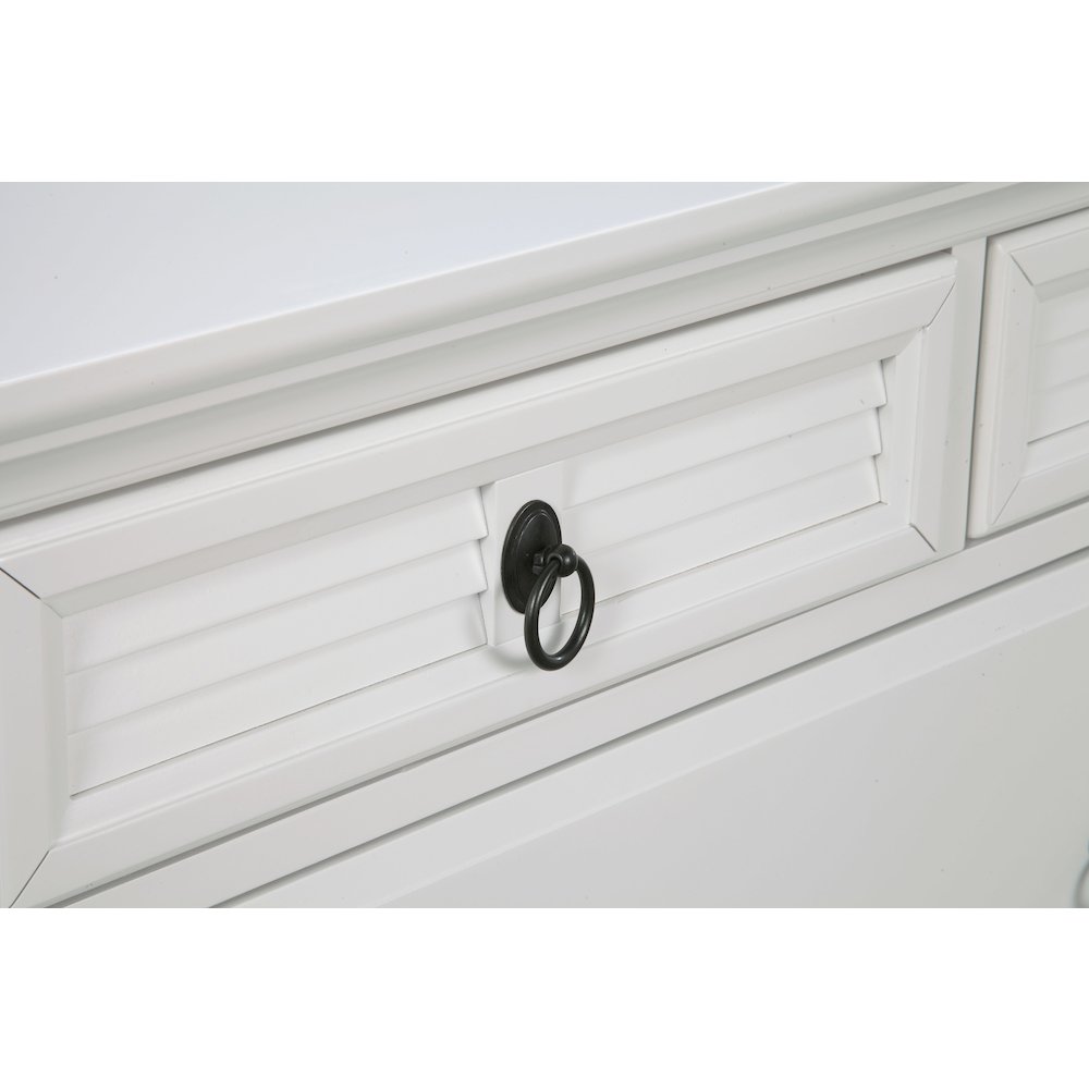 Winchester 7 Drawer Dresser, White. Picture 4
