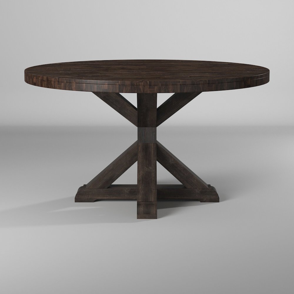 Newberry Round Dining Table, Salvaged Grey. Picture 4