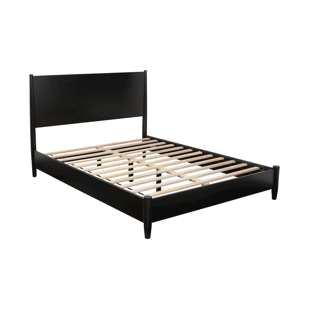 Flynn Full Platform Bed, Black. Picture 5