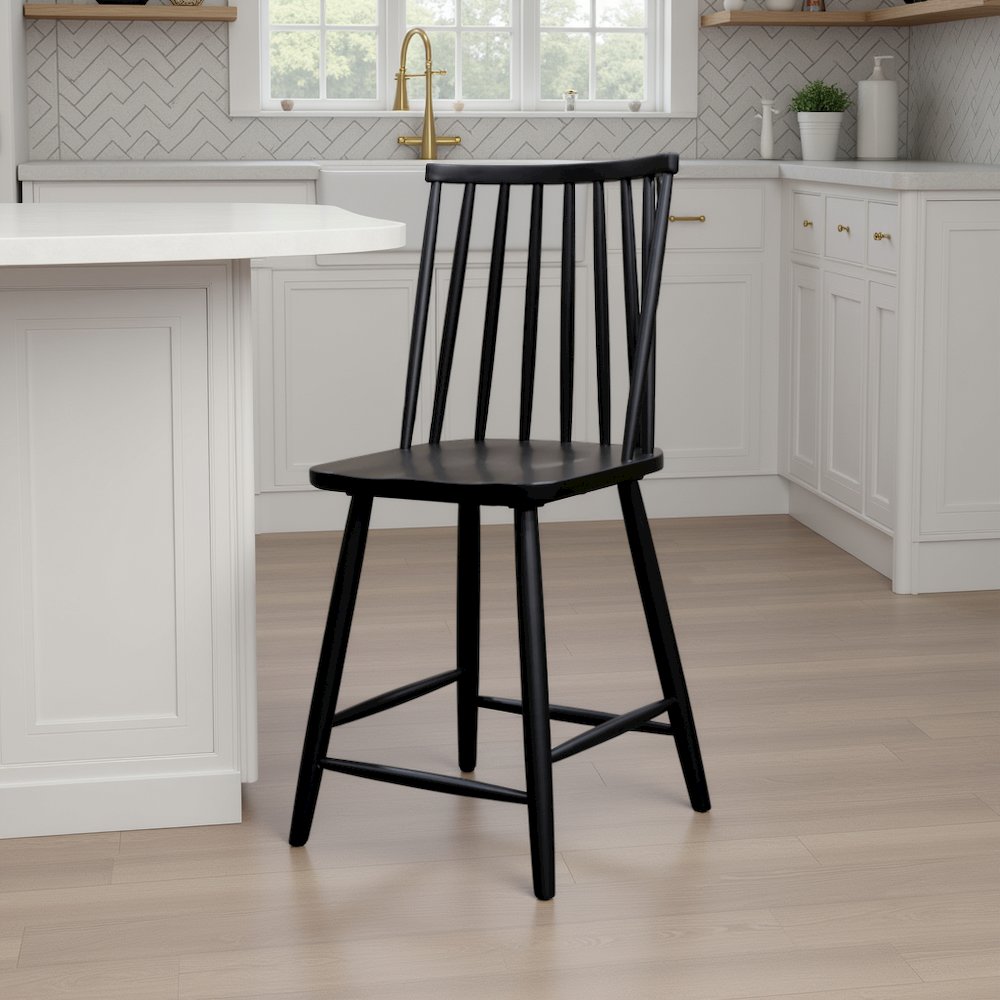 Felix Windsor Counter Height Barstool, Set of 2. Picture 2