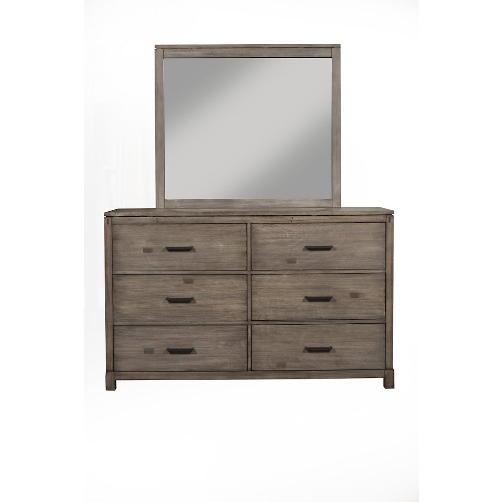 Sydney 6 Drawer Dresser, Weathered Grey. Picture 1