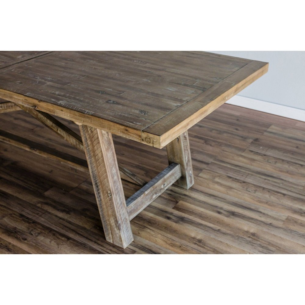 Newberry Extension Dining Table, Weathered Natural. Picture 5