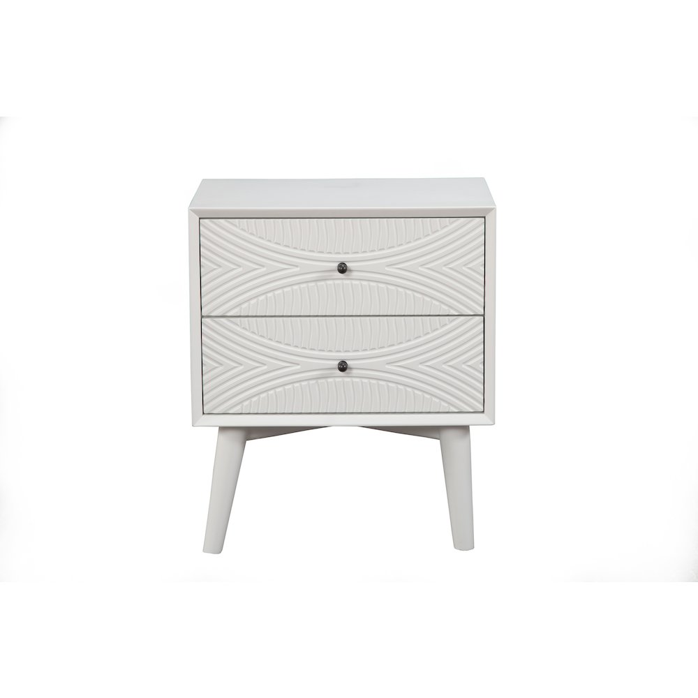 Tranquility Nightstand, White. Picture 2