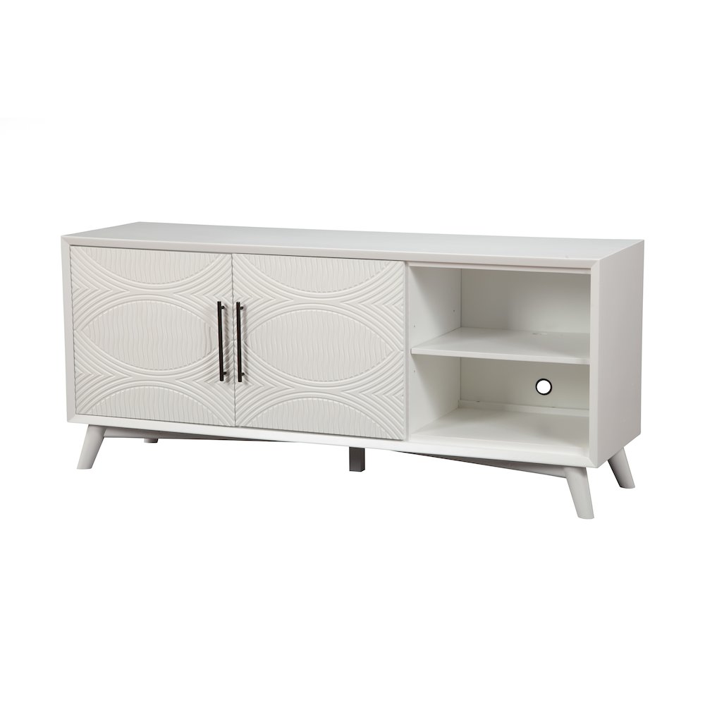 Tranquility TV Console, White. Picture 4