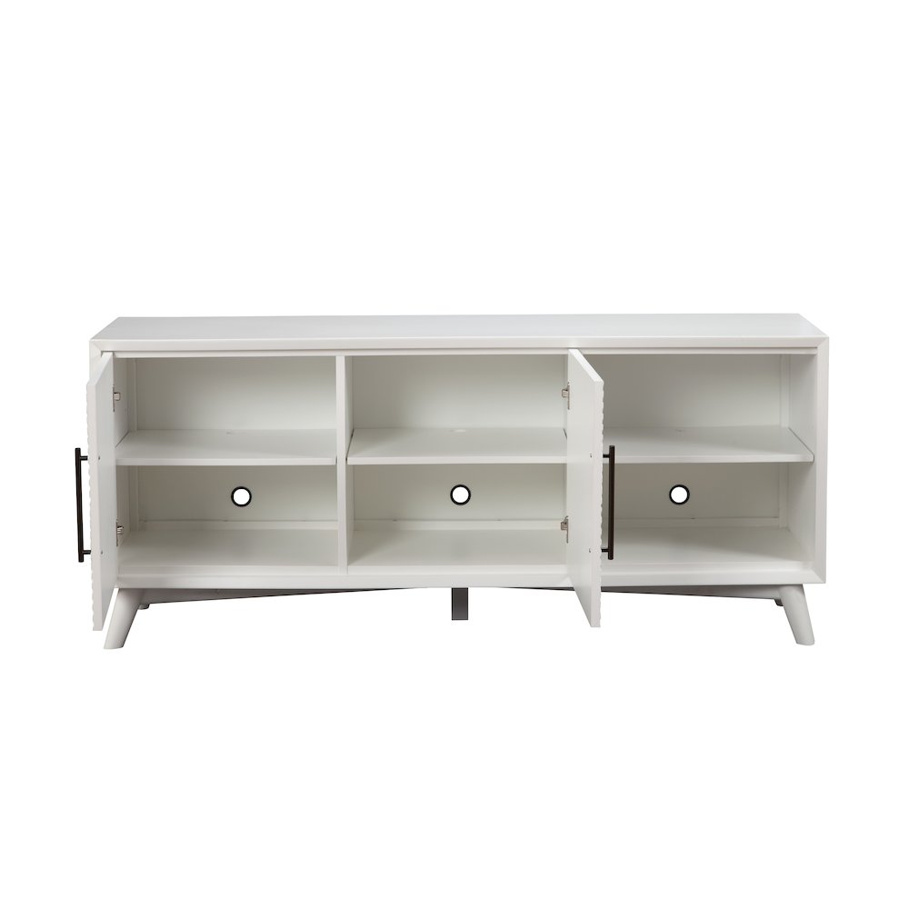 Tranquility TV Console, White. Picture 6