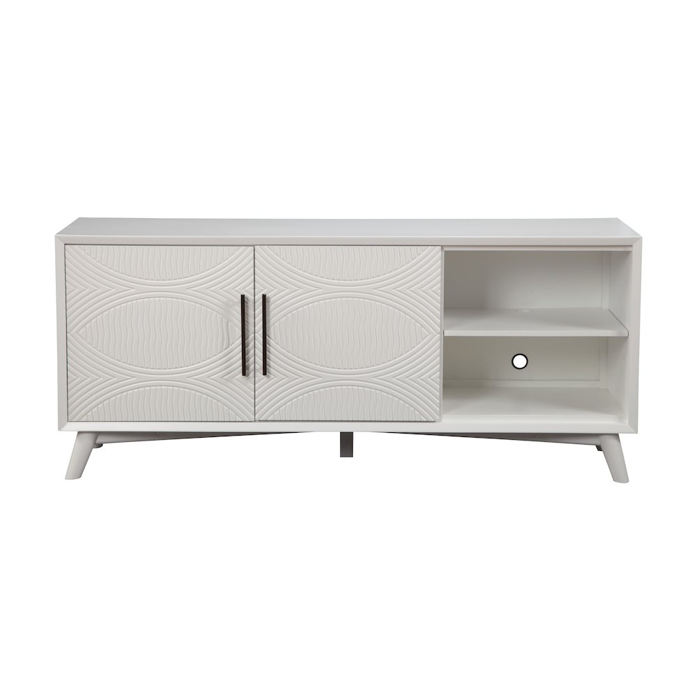 Tranquility TV Console, White. Picture 7