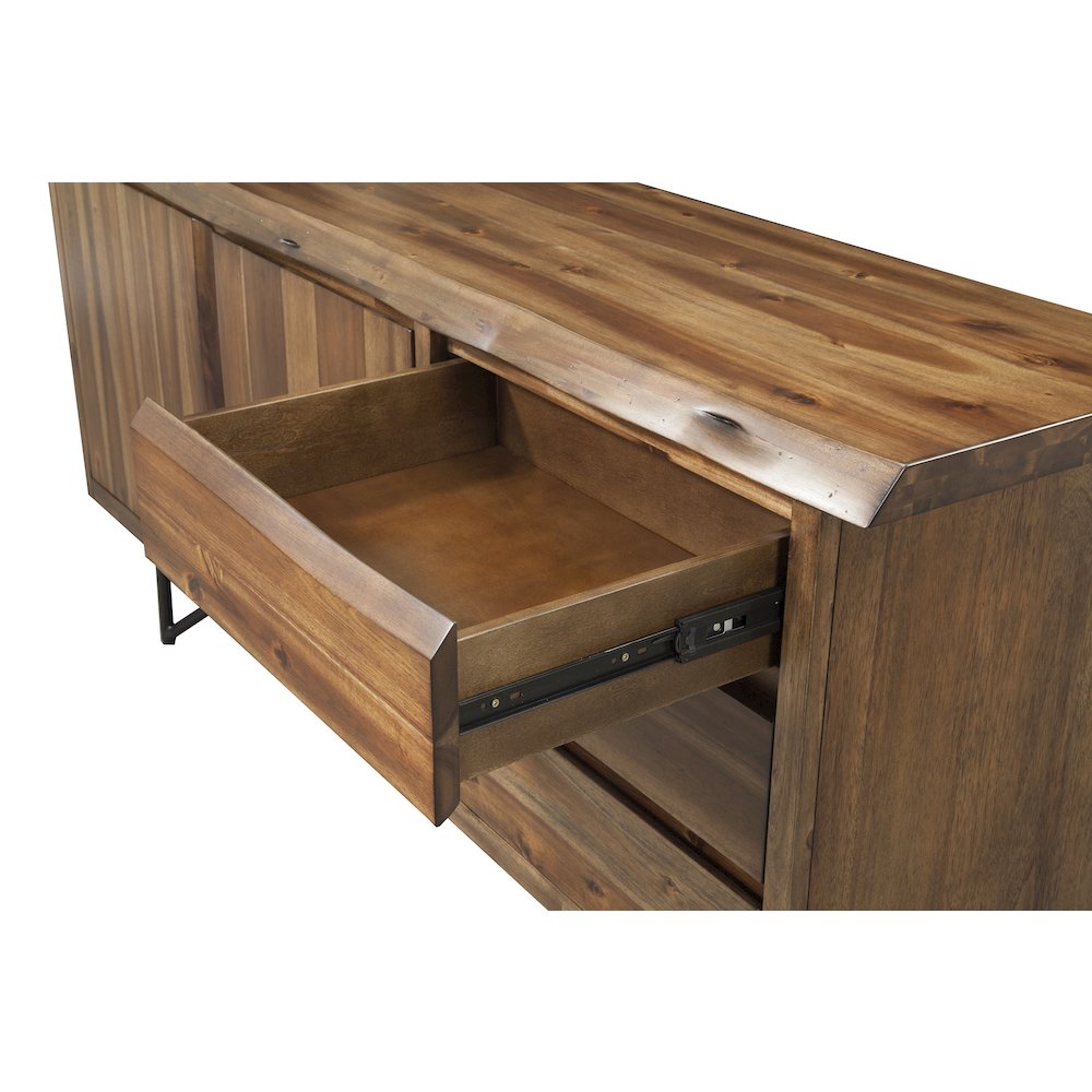 Live Edge Server, Light Walnut. Picture 3