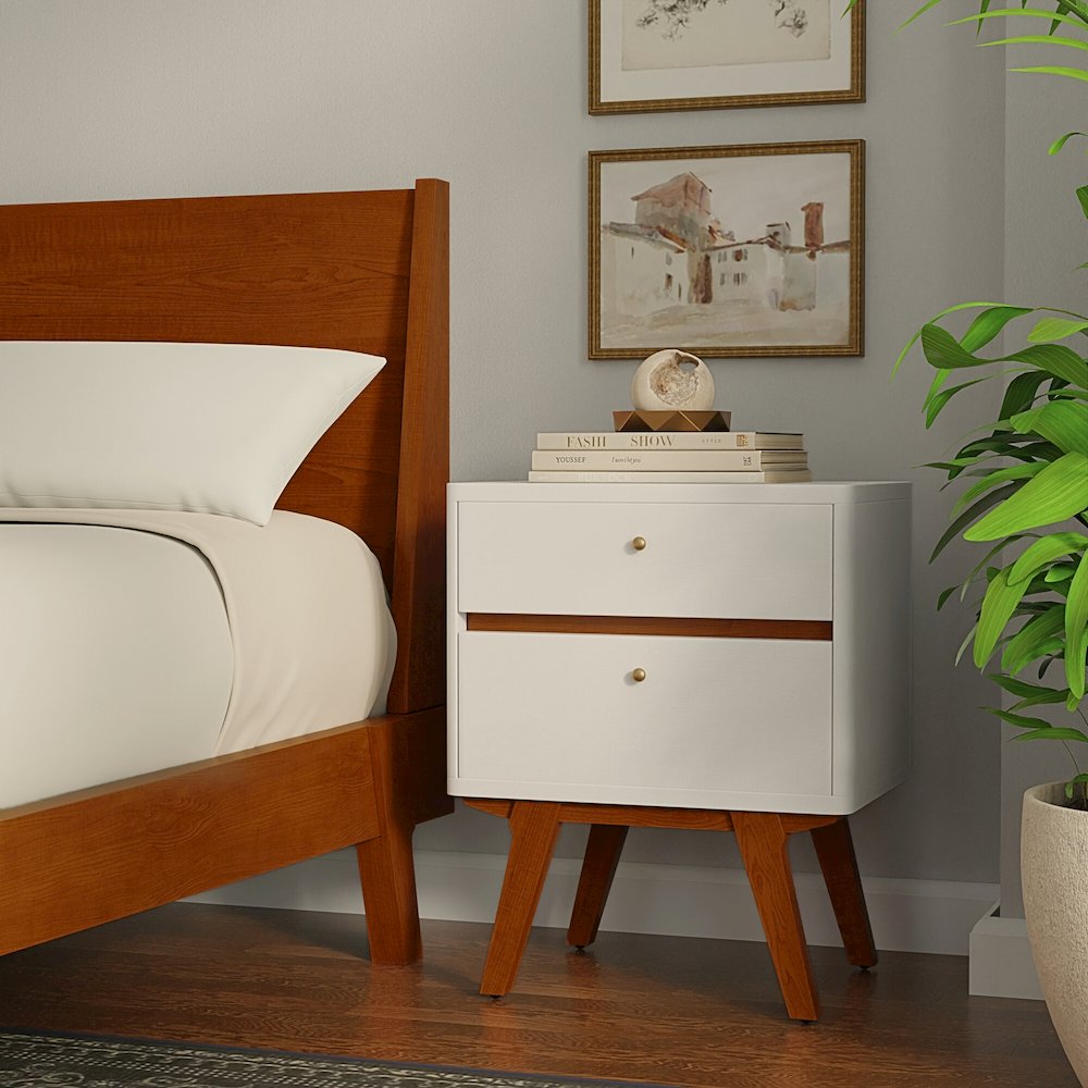 Dakota Two Drawer Nightstand. Picture 6