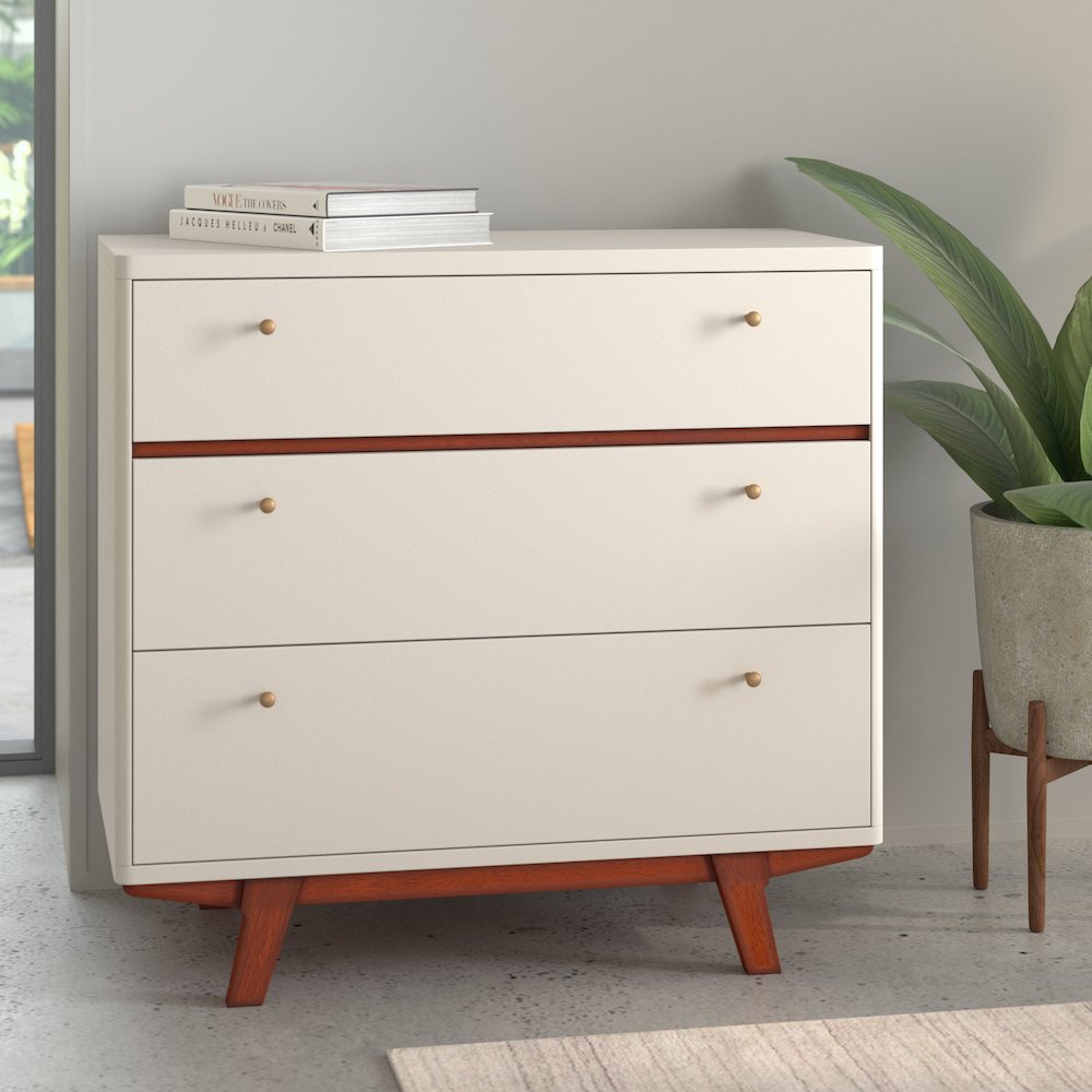 Dakota 3 Drawer Small Chest. Picture 4