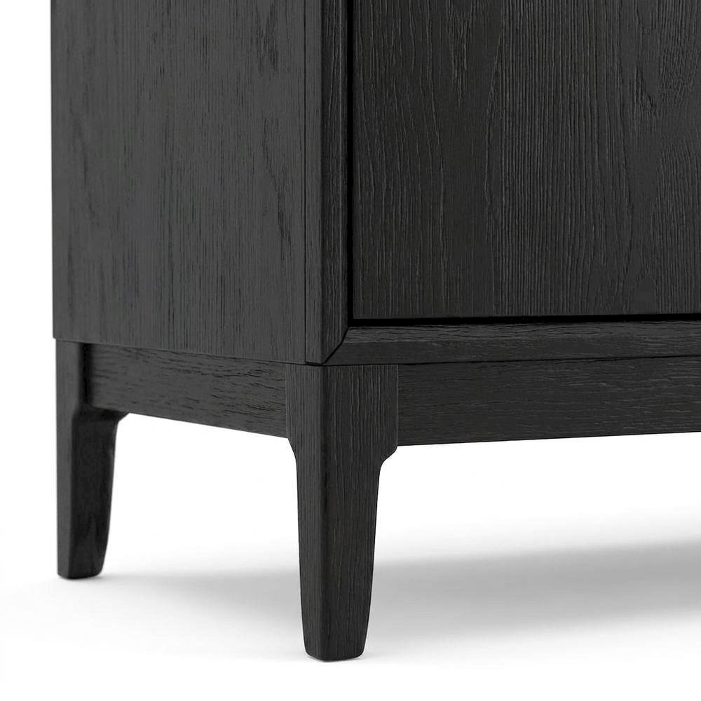 Mindy Wood Dining Server with Open Shelving and Buffet Storage Cabinet. Picture 7