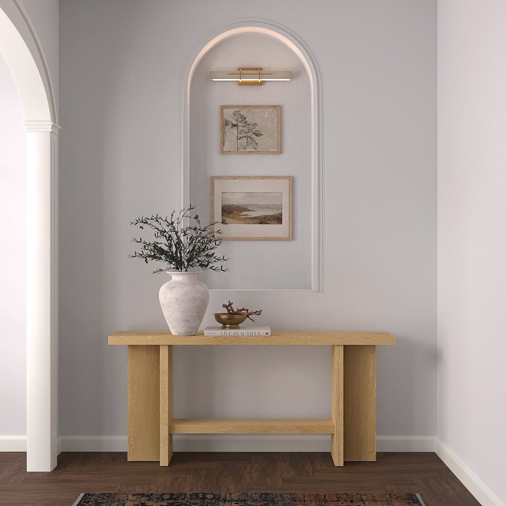 Donte Console Table, Natural. Picture 2