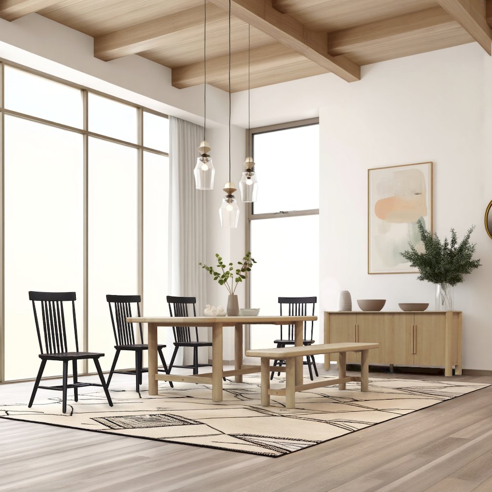 Hudson Side Chairs, Light Oak. Picture 2