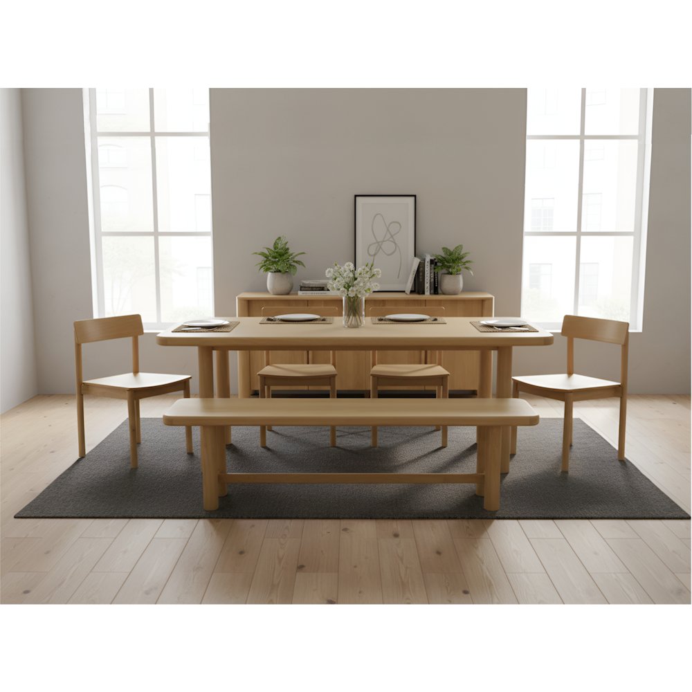Hudson Side Chairs, Light Oak. Picture 10