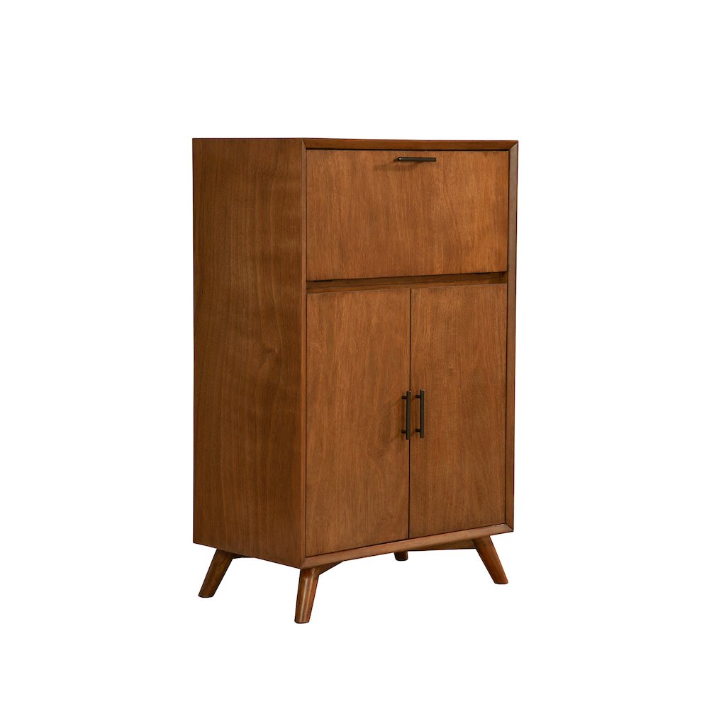 Flynn Large Bar Cabinet w/Drop Down Tray, Acorn. Picture 7