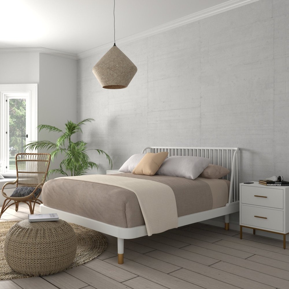 Madelyn Two Drawer Nightstand. Picture 6