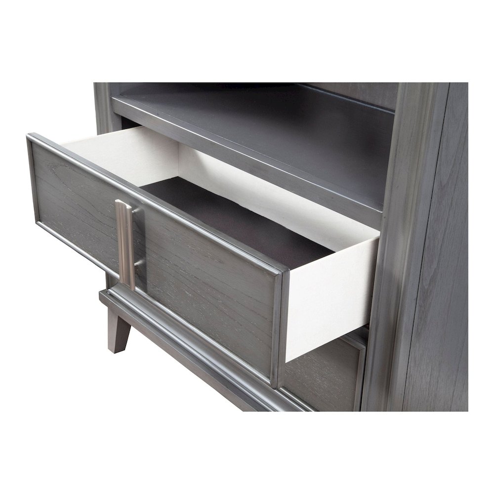Lorraine TV Media Chest, Dark Grey. Picture 5
