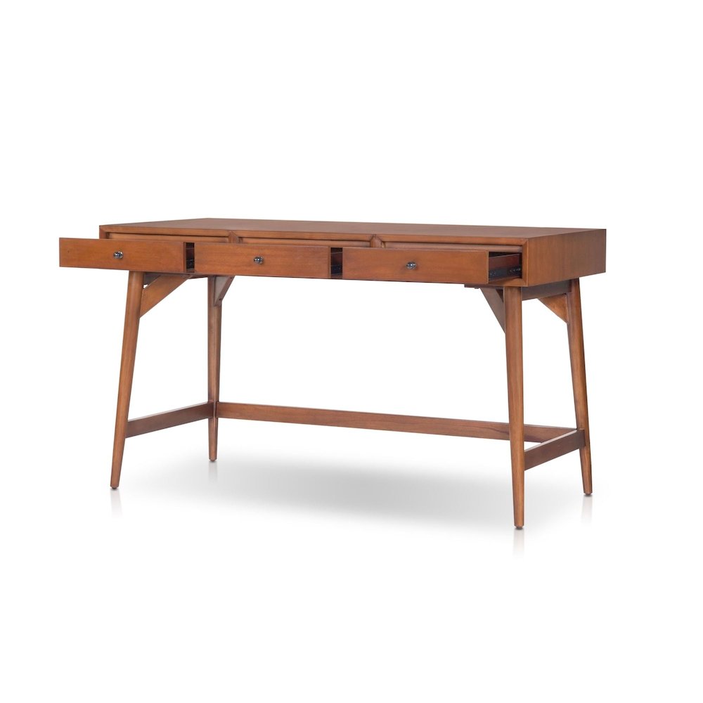 Flynn Large Desk, Chestnut. Picture 4