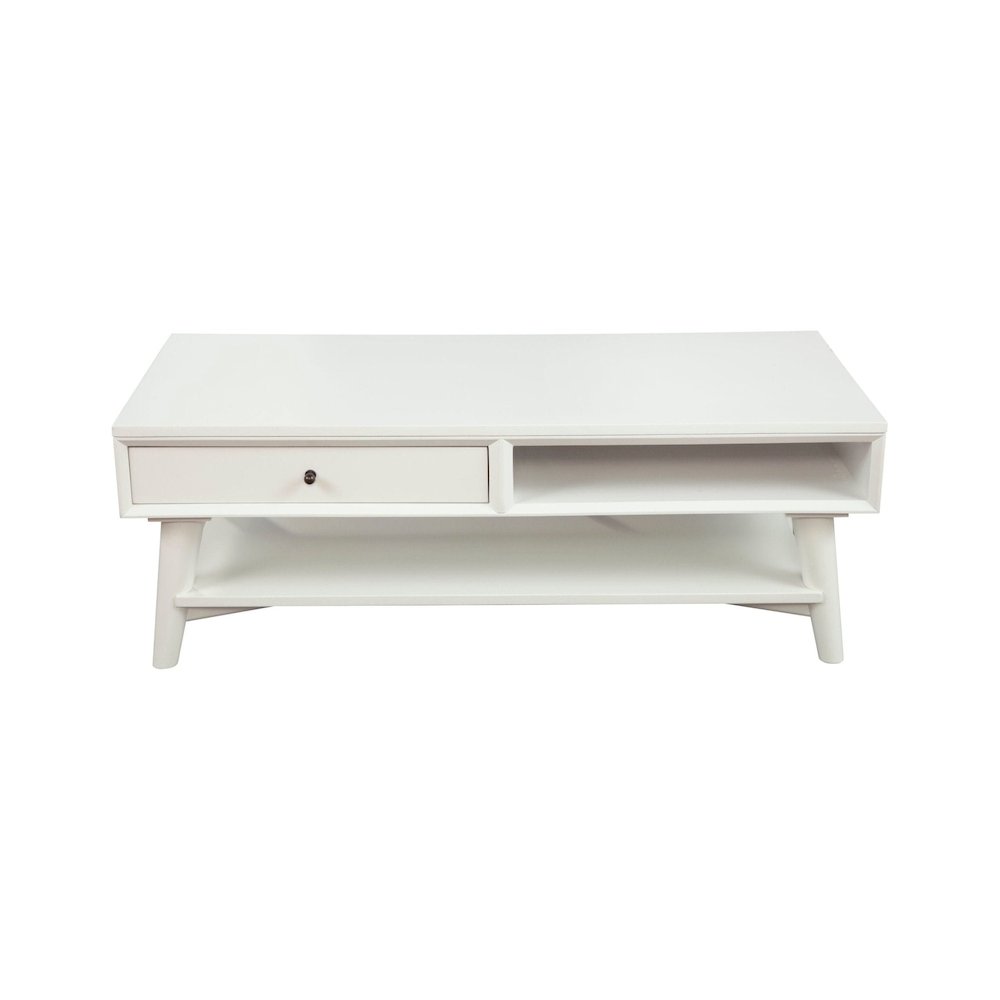 Flynn Coffee Table, White. Picture 1