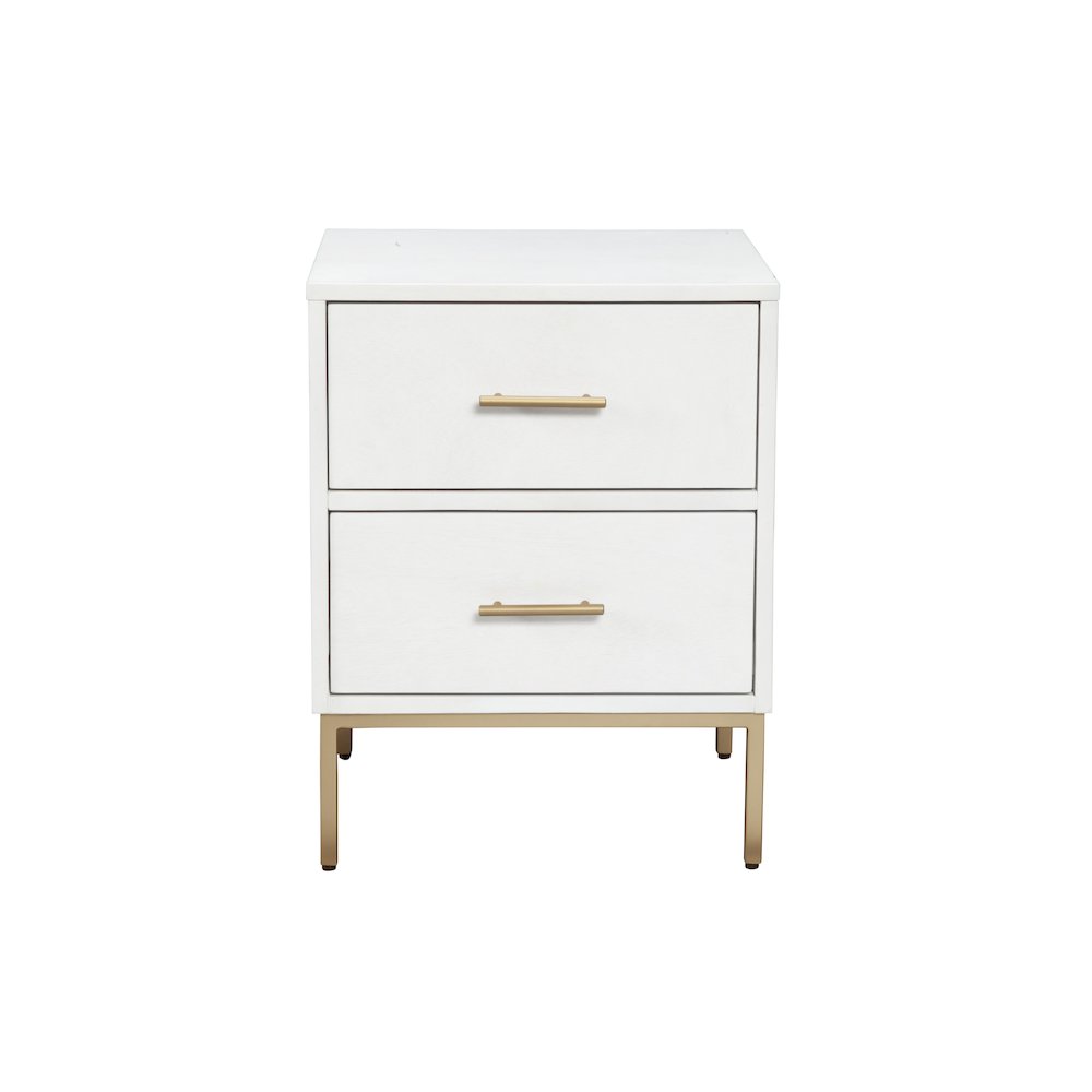 Madelyn Two Drawer Nightstand. Picture 3