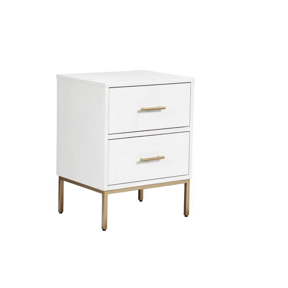 Madelyn Two Drawer Nightstand. Picture 4