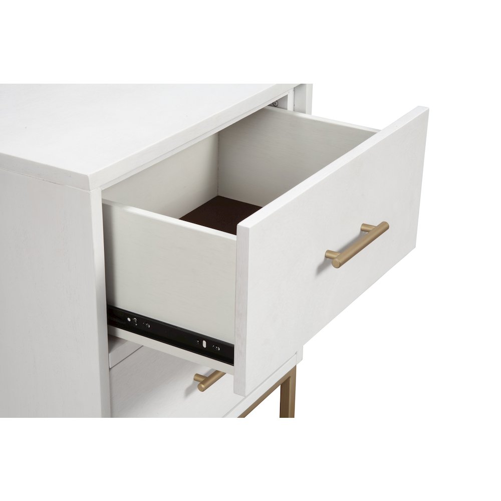 Madelyn Two Drawer Nightstand. Picture 5