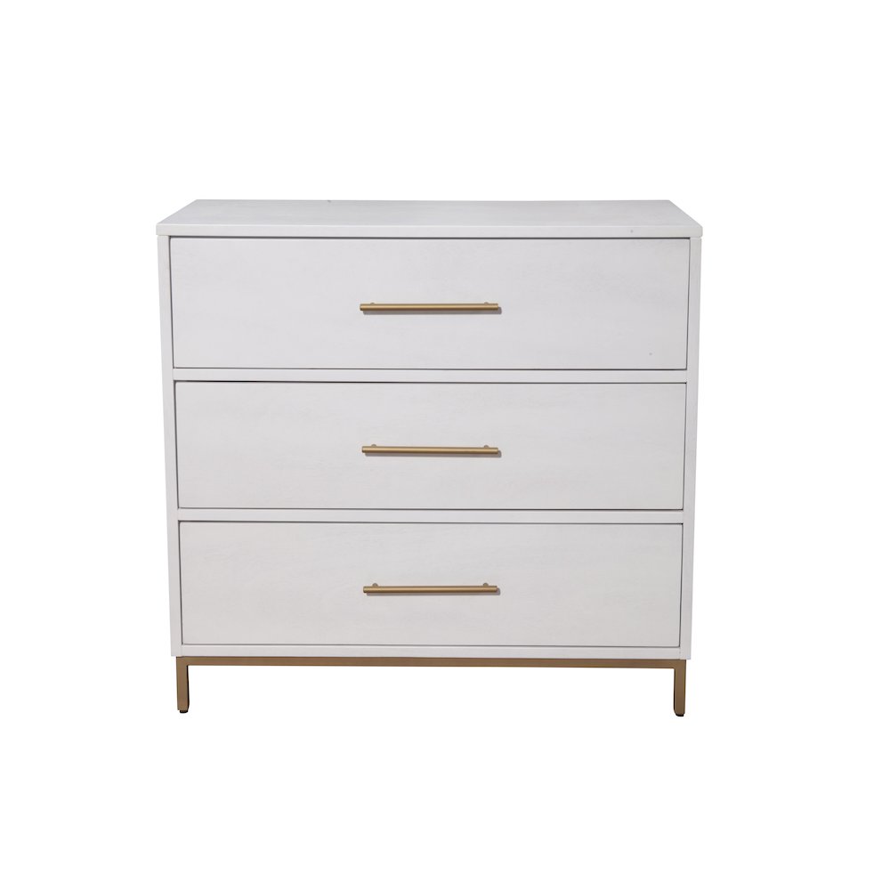 Madelyn Three Drawer Small Chest. Picture 1