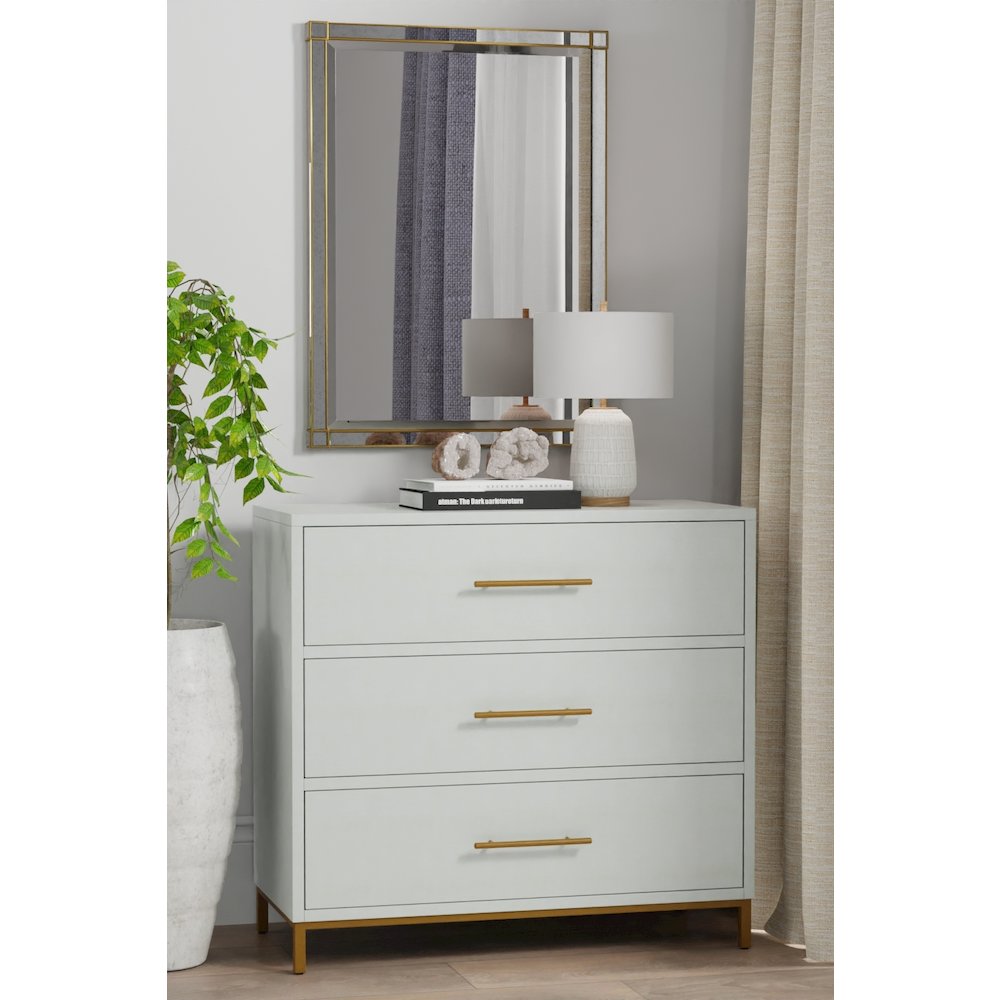 Madelyn Three Drawer Small Chest. Picture 4