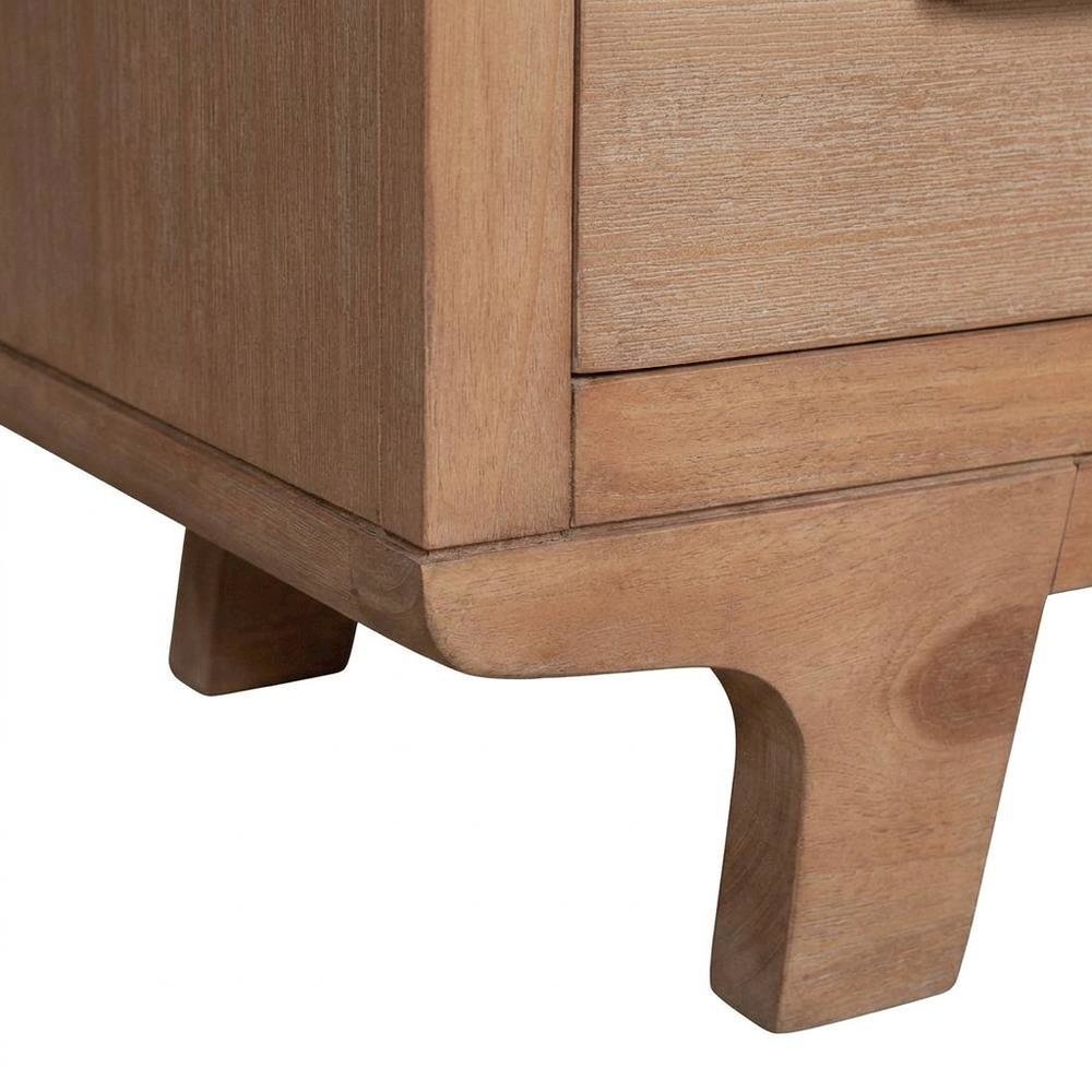 Solid Pine Sideboard Buffet Cabinet with Storage for Dining Room, Natural. Picture 7