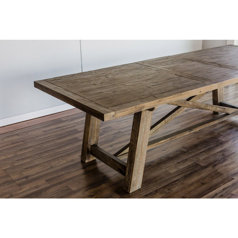 Newberry Extension Dining Table, Weathered Natural. Picture 9