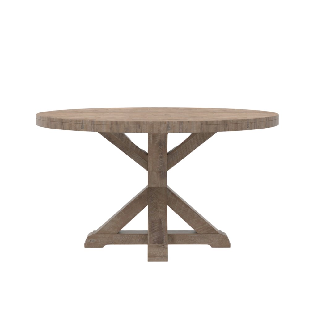 Newberry Round Dining Table, Weathered Natural. Picture 3